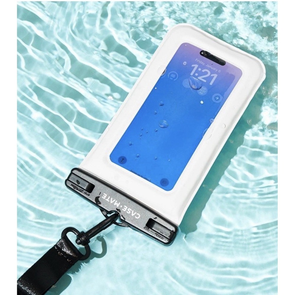 Case Mate Waterproof Phone Pouch With Adjustable Crossbody Strap - Open Box